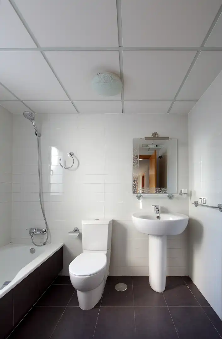 Bathroom of Flat for rent in Granada  with Heating and Oven
