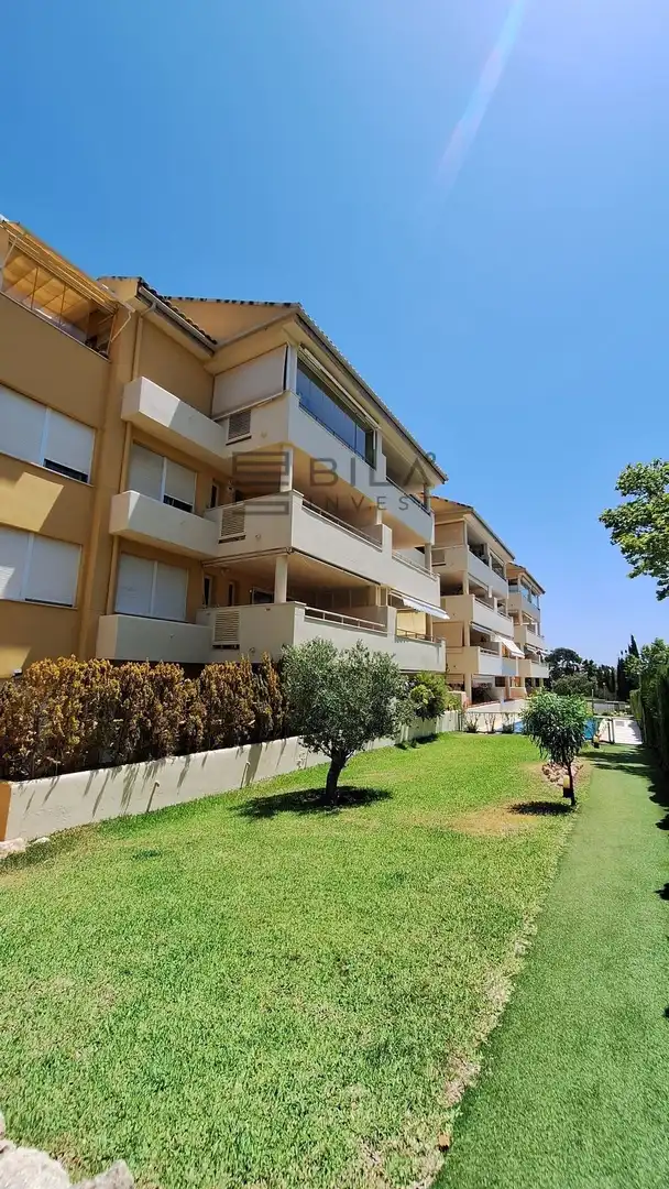 Exterior view of Flat for sale in Marbella  with Air Conditioner, Terrace and Swimming Pool