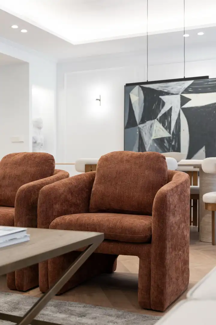 Living room of Flat for sale in Barrio de Salamanca
