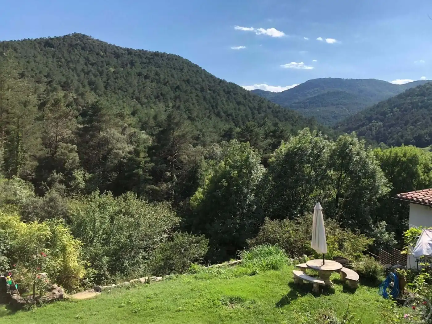 Garden of Houses for sale in La Vall de Bianya  with Heating, Terrace and Storage room