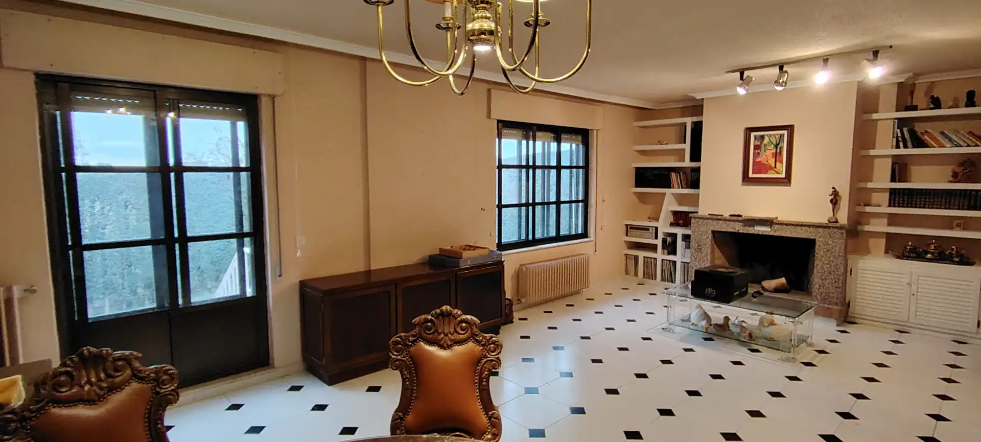 Sala de estar de Casa o chalet en venta en Santa Marta de Tormes con Calefacción, Jardín privado y Parquet