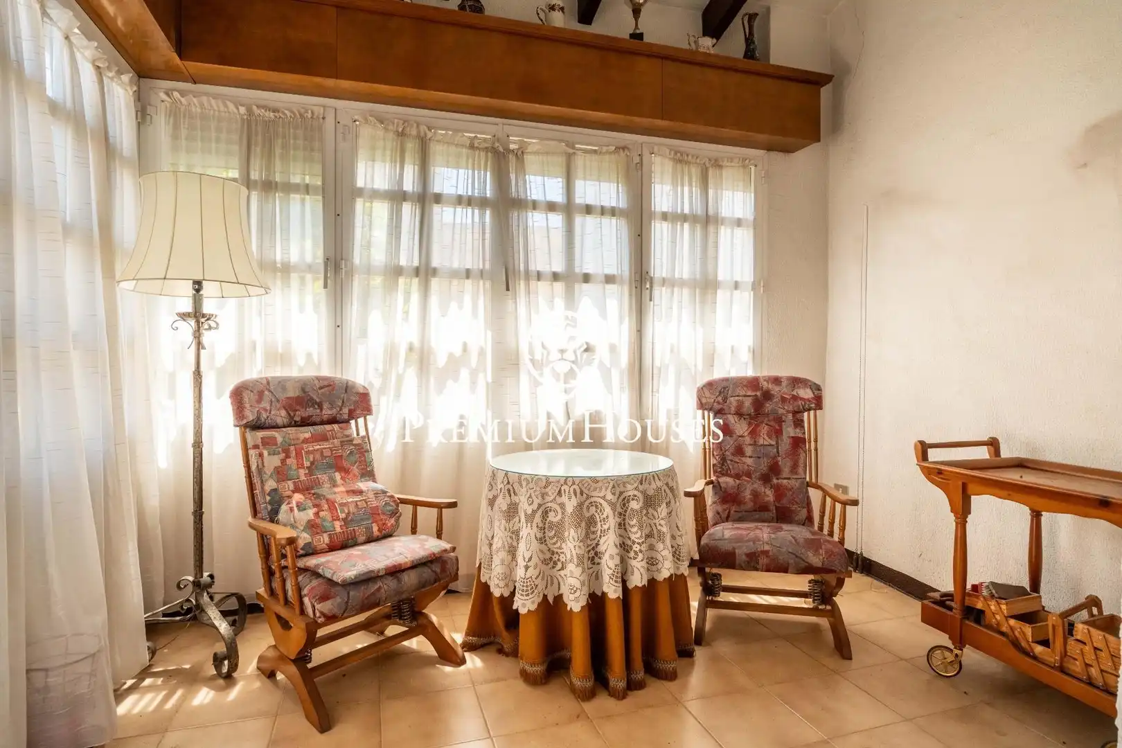 Sala d'estar de Casa o xalet en venda en Ulldecona amb Calefacció, Jardí privat i Terrassa