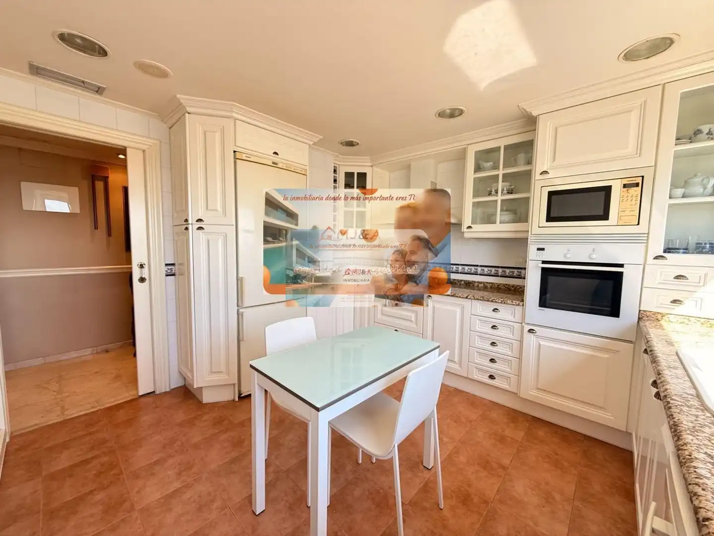 Cocina de Dúplex en venta en Castellón de la Plana / Castelló de la Plana con Calefacción, Parquet y Terraza