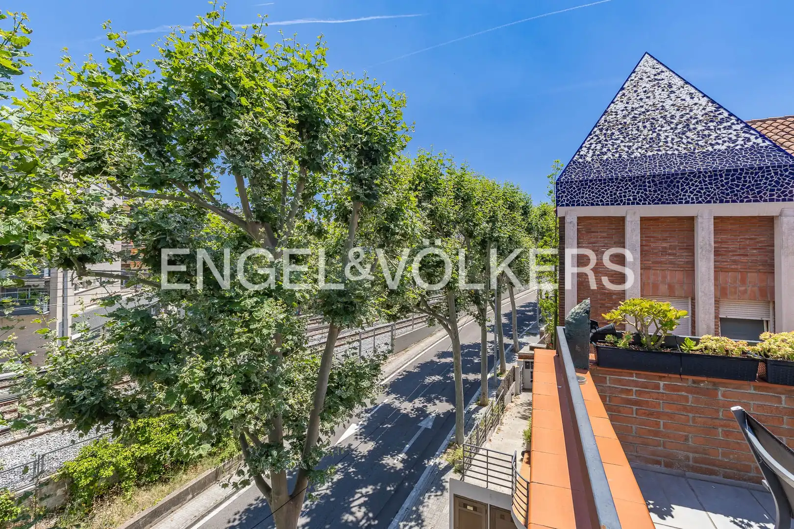 Terrassa de Àtic en venda en Sant Cugat del Vallès amb Calefacció, Jardí privat i Parquet