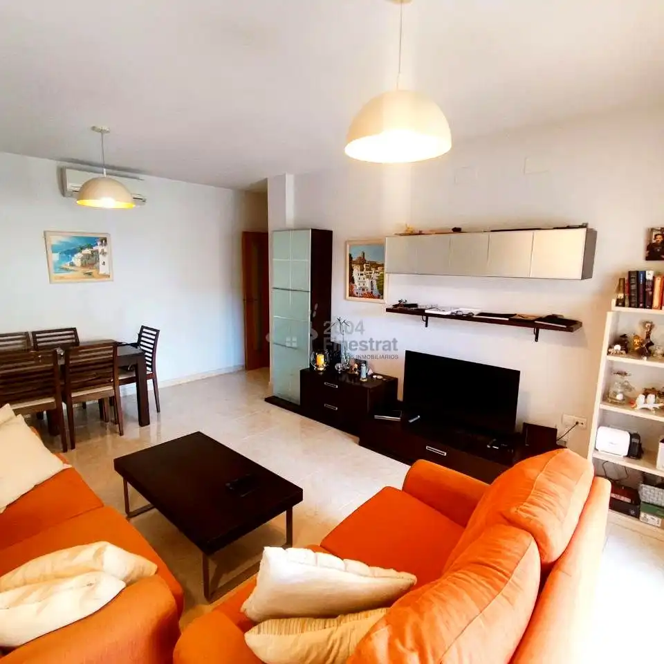 Wohnzimmer von Wohnung zum Verkauf in Villajoyosa / La Vila Joiosa mit Klimaanlage, Terrasse und Abstellraum