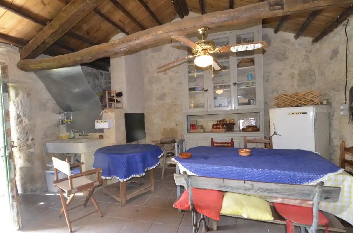 Cocina de Casa o chalet en venta en Valverdón con Trastero y Piscina