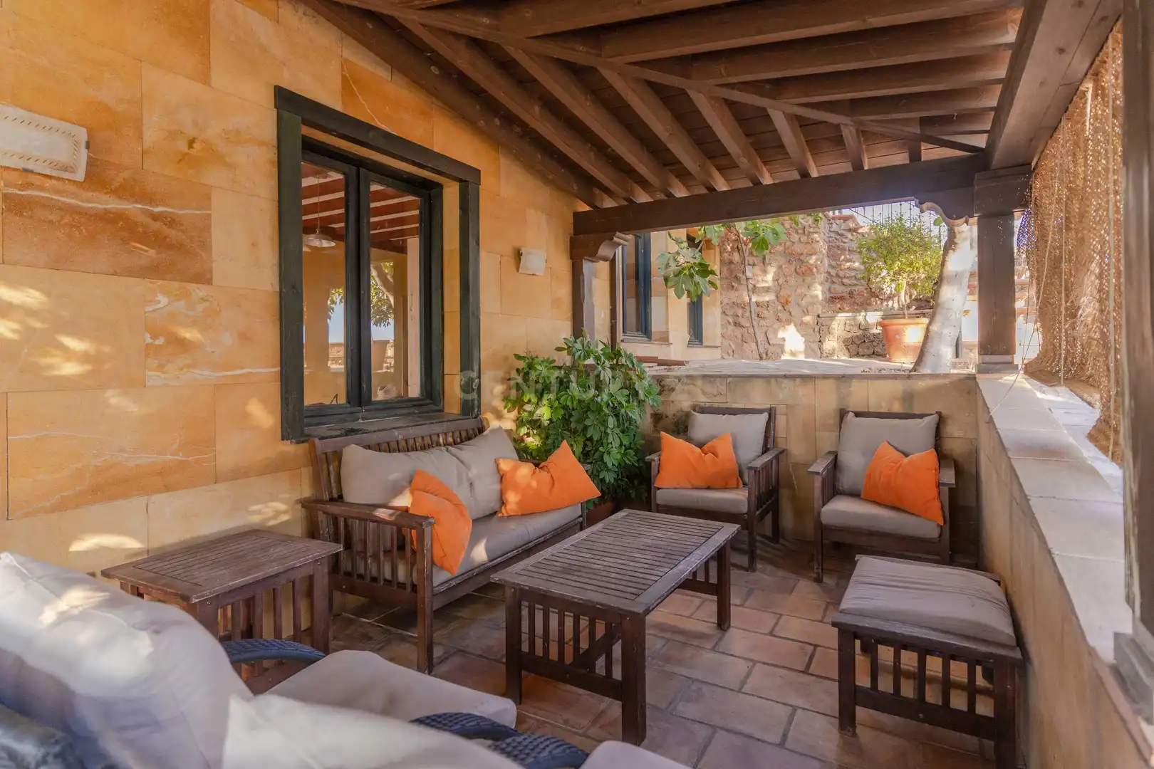 Terraza de Casa o chalet en venta en Nívar con Jardín privado, Trastero y Piscina