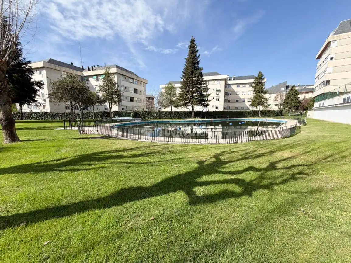 Exterior view of Flat for sale in Collado Villalba  with Air Conditioner, Heating and Parquet flooring