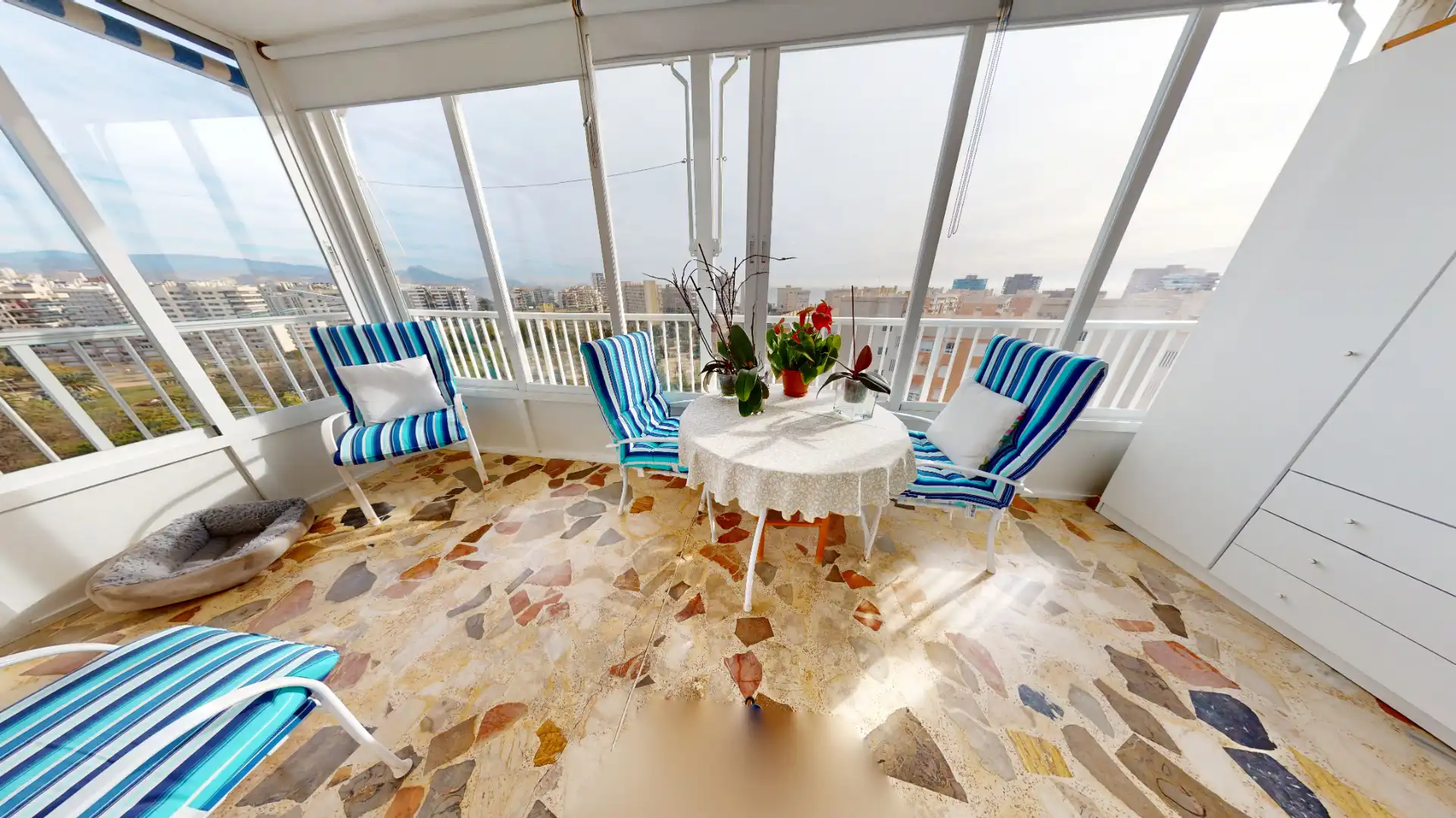 Terrace of Flat for sale in Alicante / Alacant  with Air Conditioner, Heating and Terrace