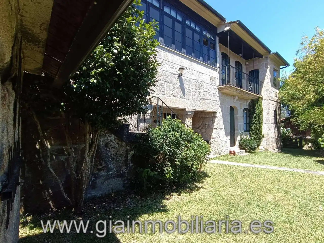 Vista exterior de Casa o chalet en venta en Mondariz con Calefacción, Jardín privado y Terraza