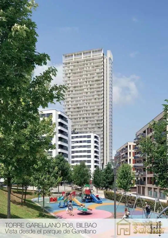 Vista exterior de Piso en venta en Bilbao  con Aire acondicionado, Calefacción y Jardín privado