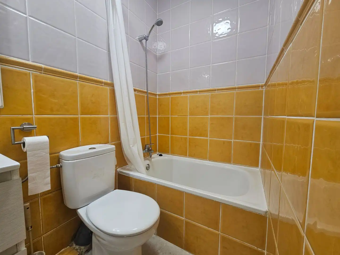 Bany de Apartament de lloguer en Madrid amb Calefacció