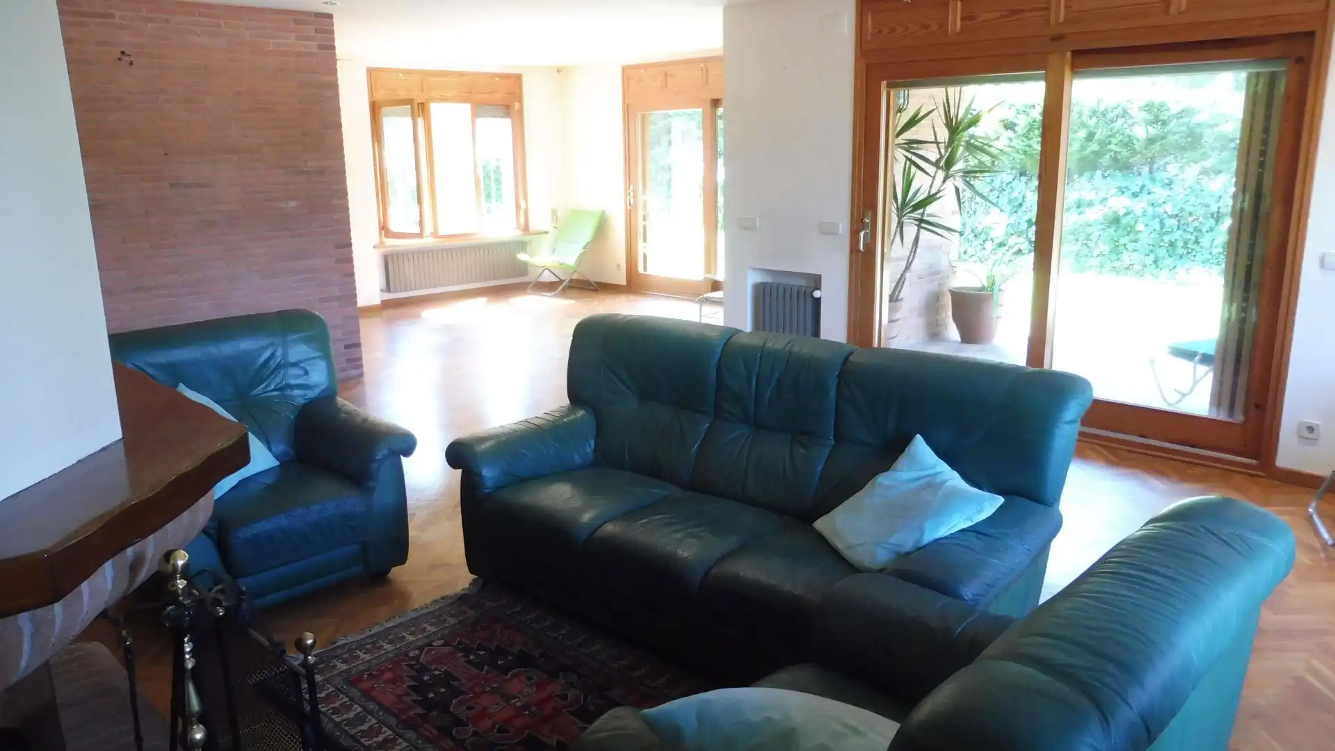 Living room of Houses for sale in Girona Capital  with Heating, Terrace and Storage room