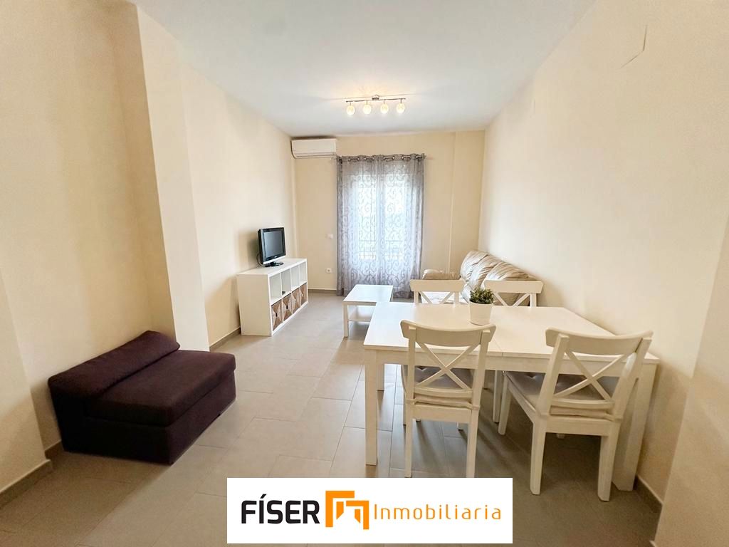 Living room of Flat to rent in Zafra  with Air Conditioner, Private garden and Furnished