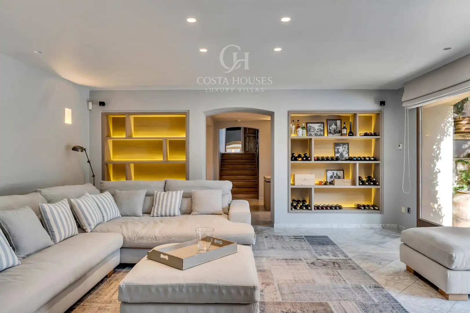 Sala de estar de Casa o chalet en venta en Jávea / Xàbia con Aire acondicionado, Calefacción y Jardín privado