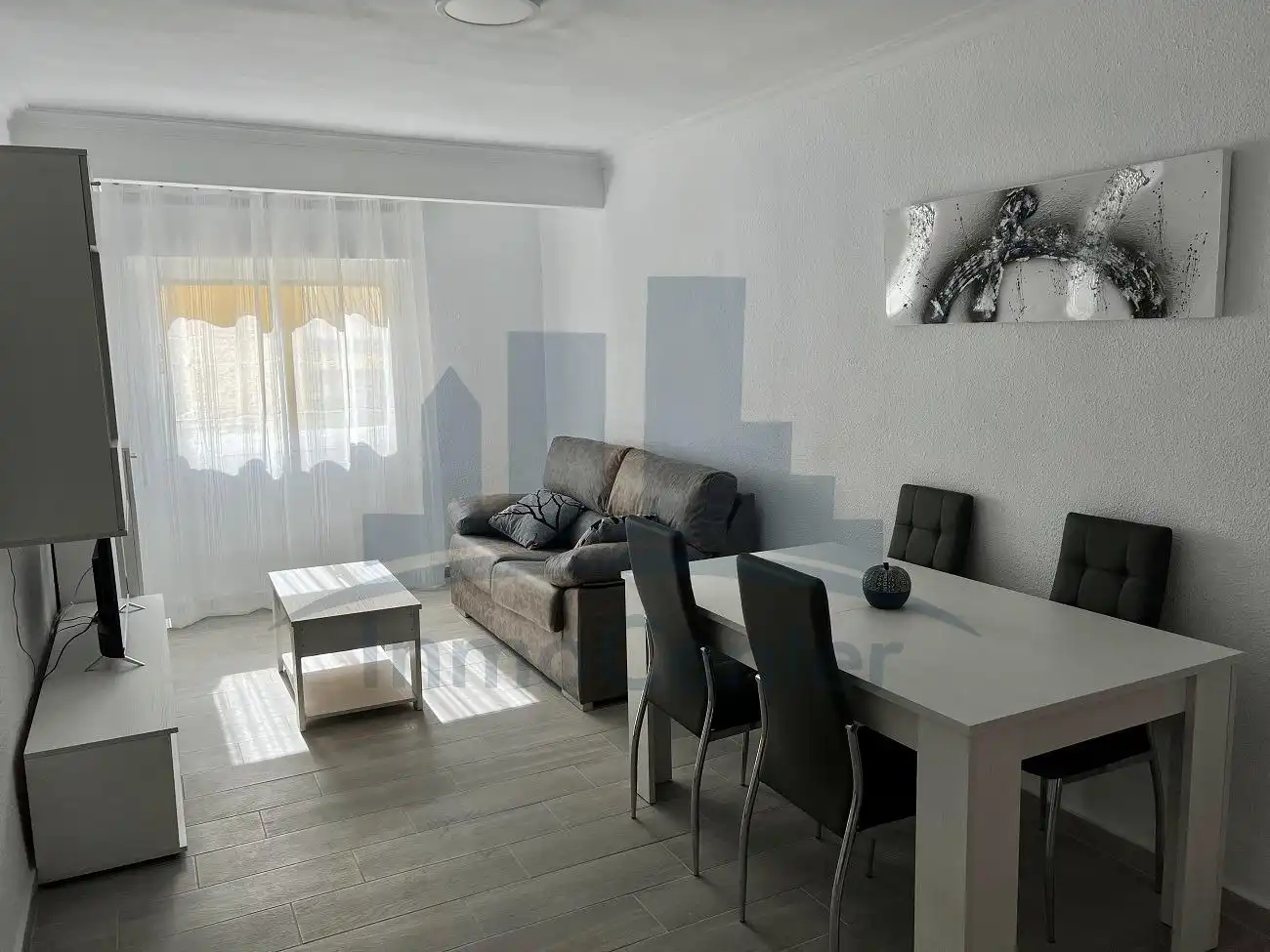 Living room of Flat for rent in Badajoz  with Furnished