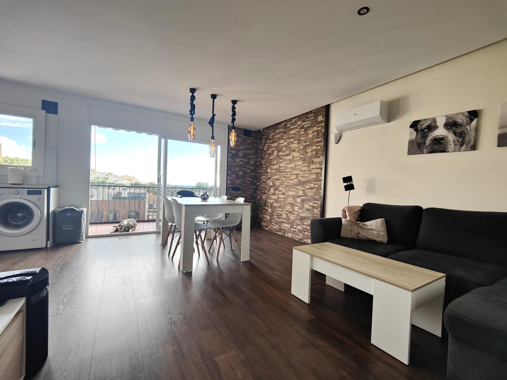 Living room of Flat for sale in Calafell  with Air Conditioner, Terrace and Storage room
