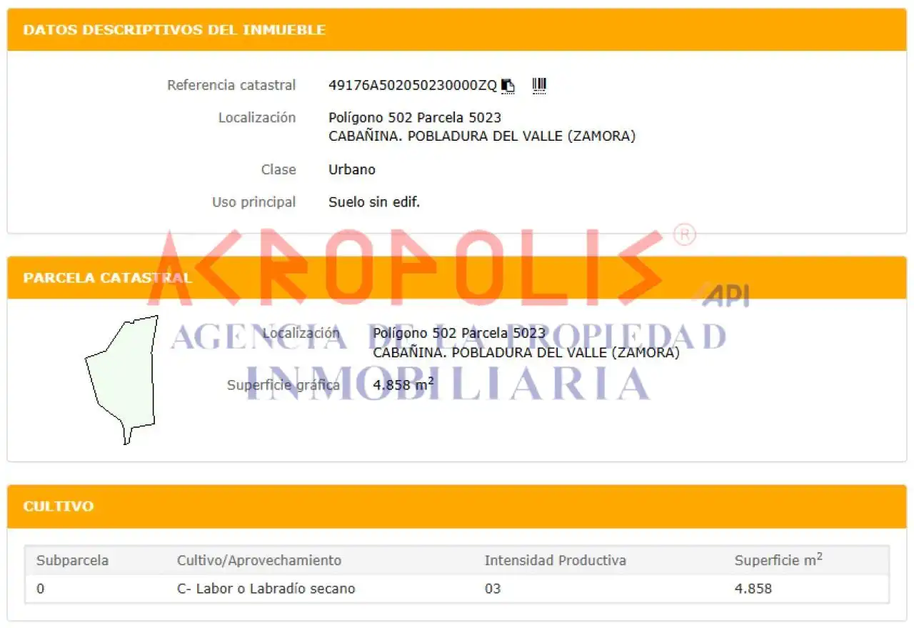 Terreni e lotti in vendita a Calle Poligono 502 Parcela 7032 Huertas