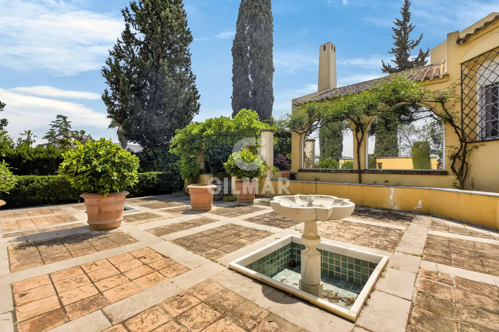 Garden of Houses for sale in Tomares  with Heating, Private garden and Swimming Pool