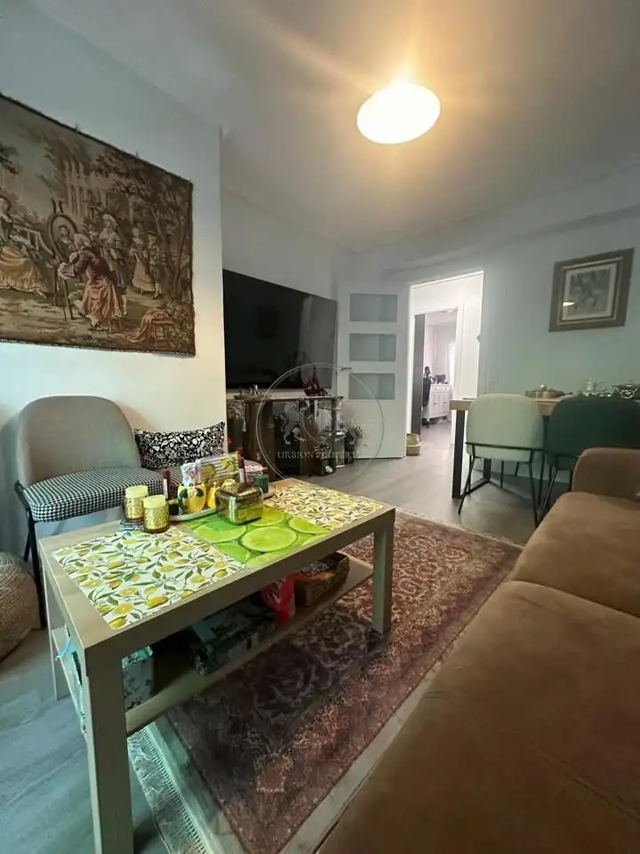 Wohnzimmer von Wohnung zur Miete in Madrid mit Klimaanlage, Heizung und Terrasse