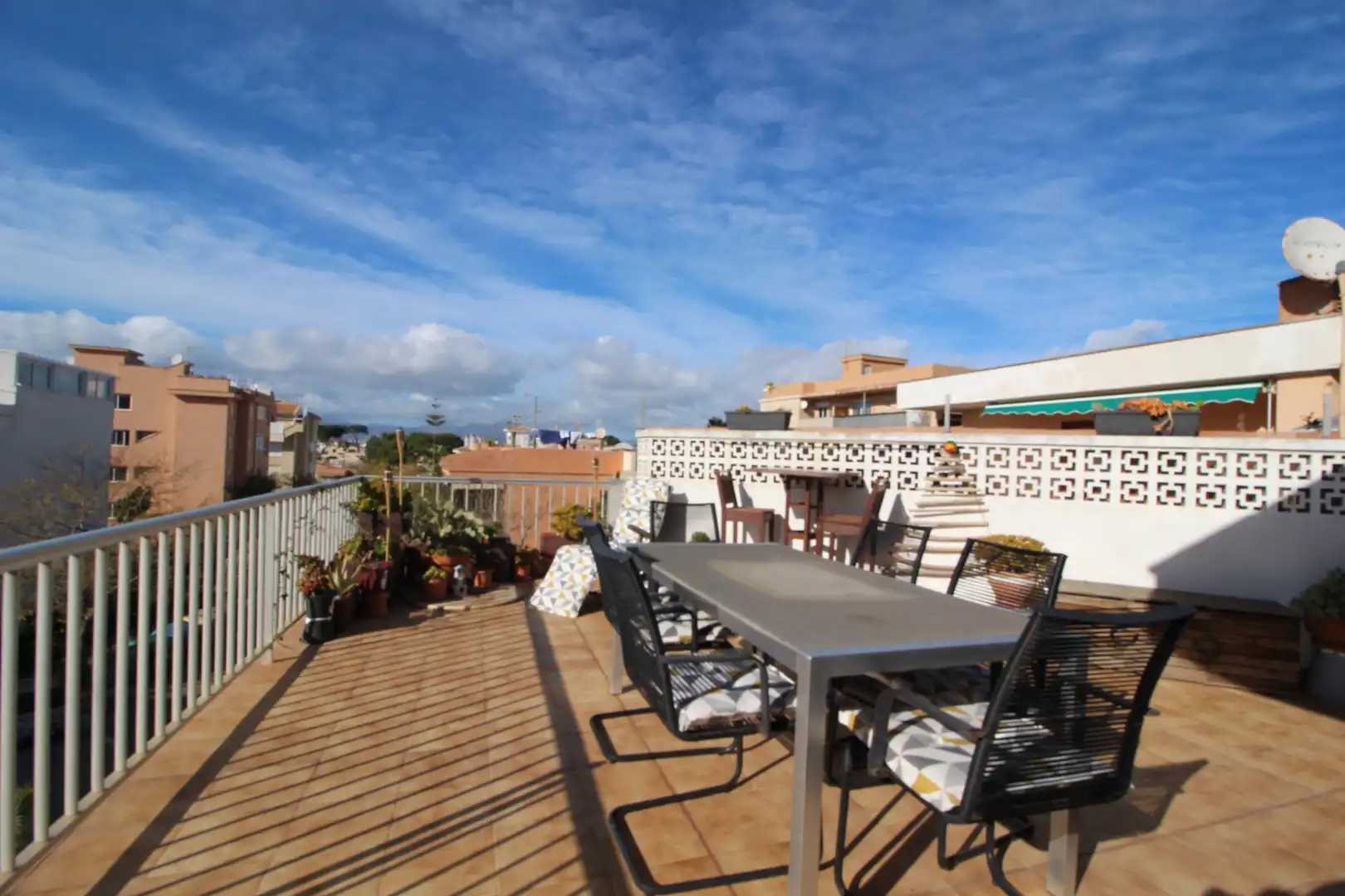 Terrasse von Dachboden zum Verkauf in  Palma de Mallorca mit Klimaanlage, Heizung und Terrasse