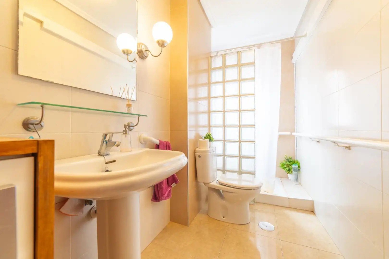 Bathroom of Flat for sale in San Javier  with Air Conditioner, Terrace and Furnished