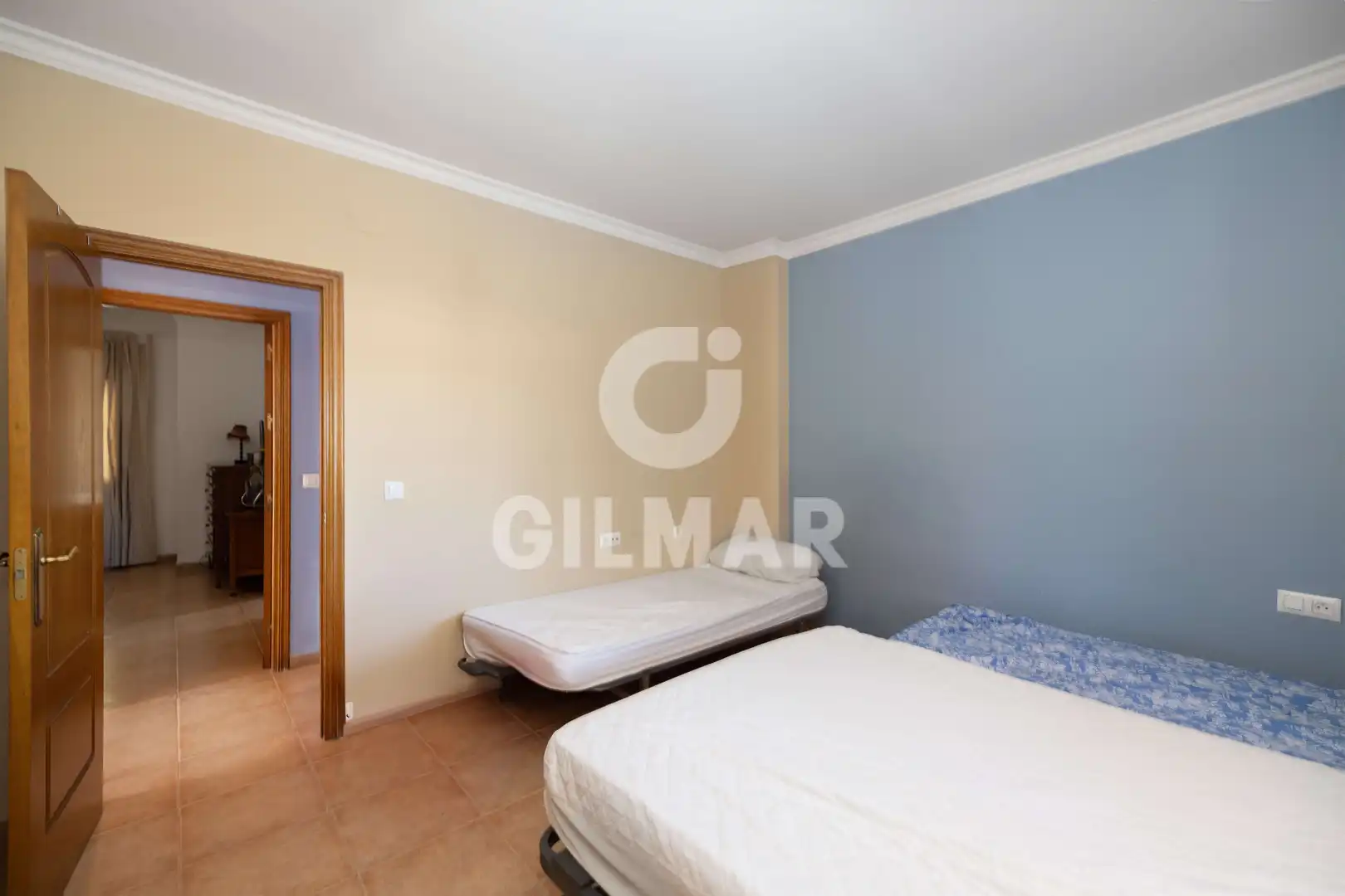 Dormitori de Casa o xalet de lloguer en El Puerto de Santa María amb Aire condicionat, Jardí privat i Piscina