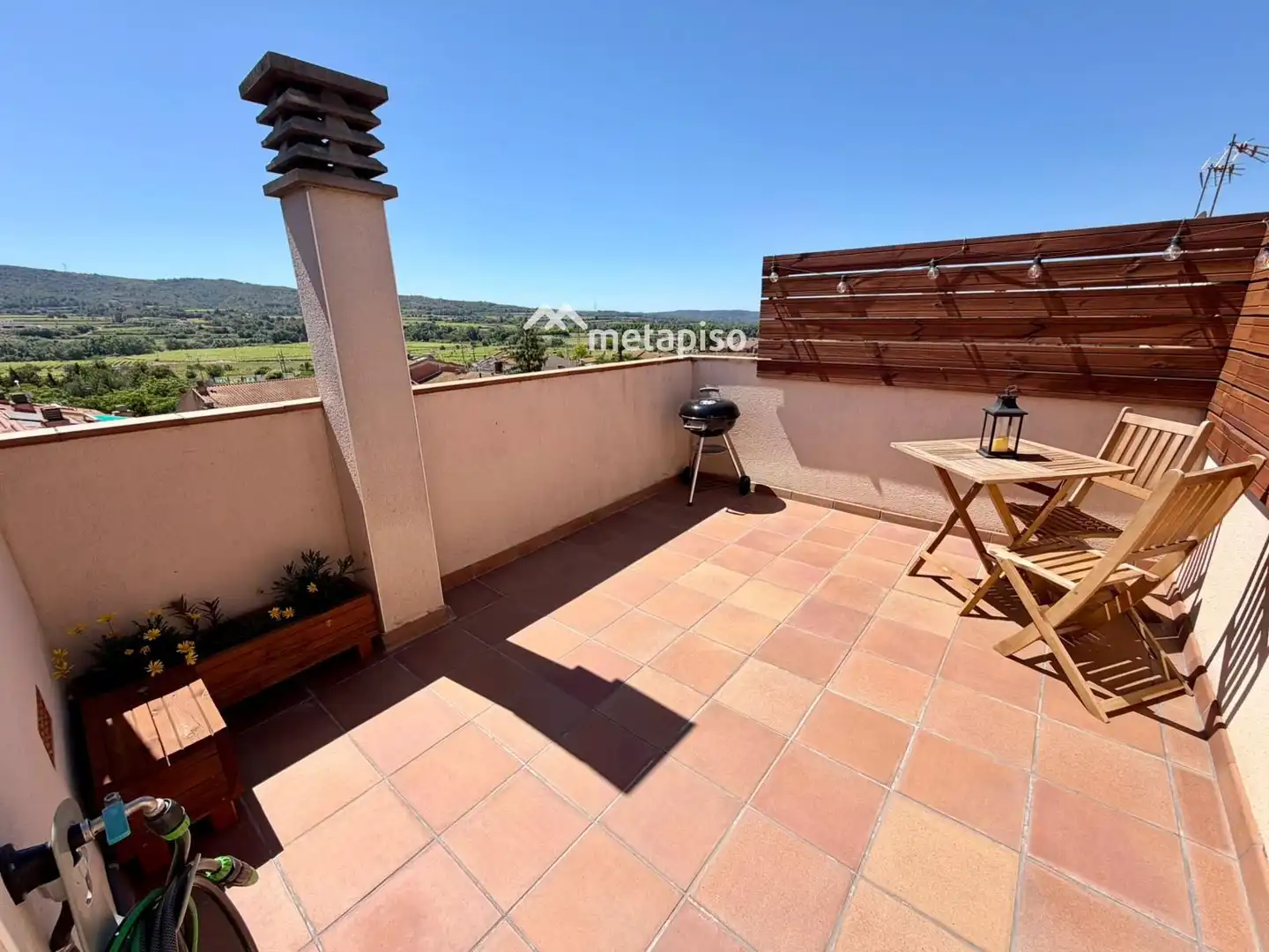 Terraza de Casa adosada en venta en Santa Margarida I Els Monjos con Aire acondicionado, Calefacción y Terraza
