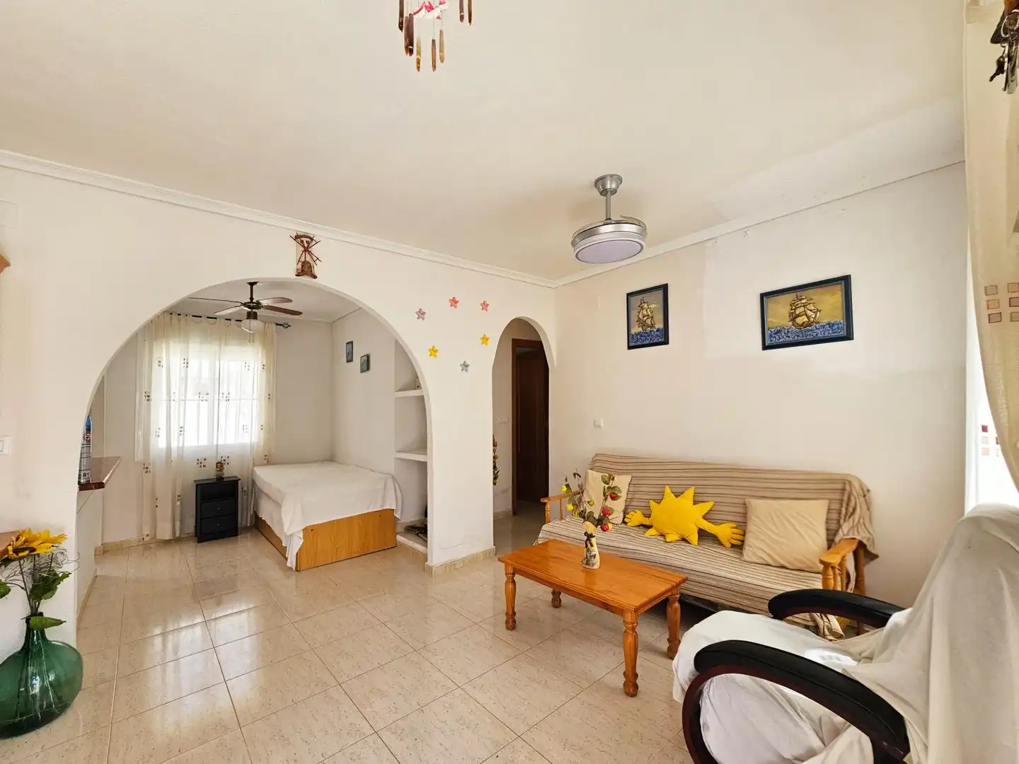 Living room of Houses for sale in Santa Pola  with Private garden, Terrace and Furnished
