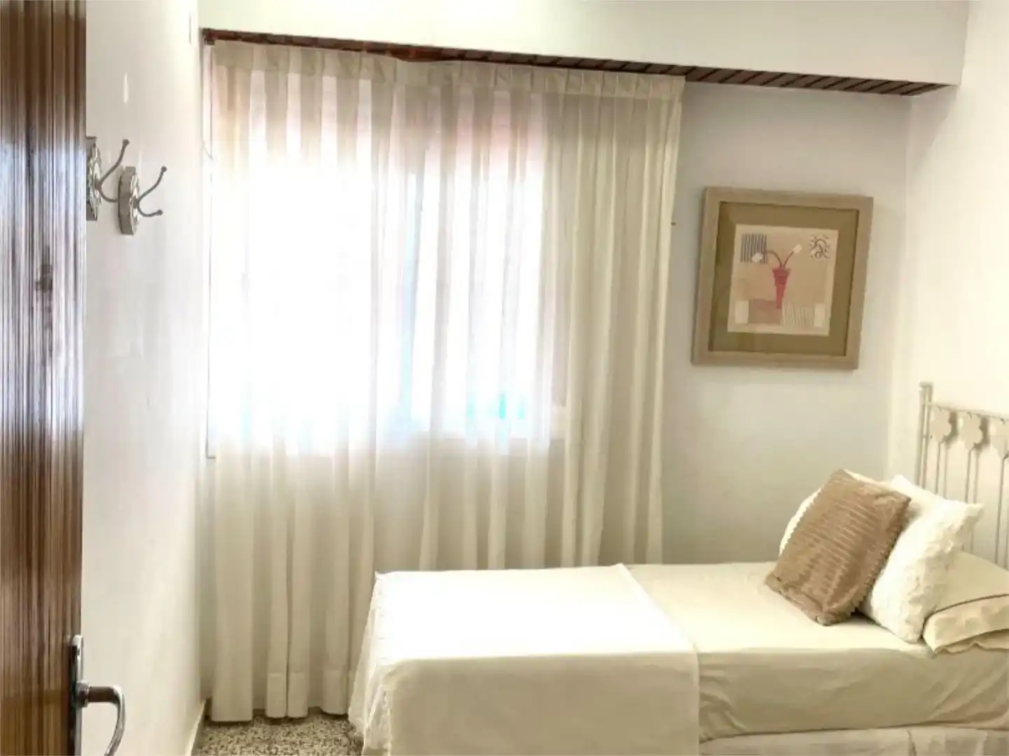 Schlafzimmer von Wohnung zur Miete in Náquera mit Möbliert