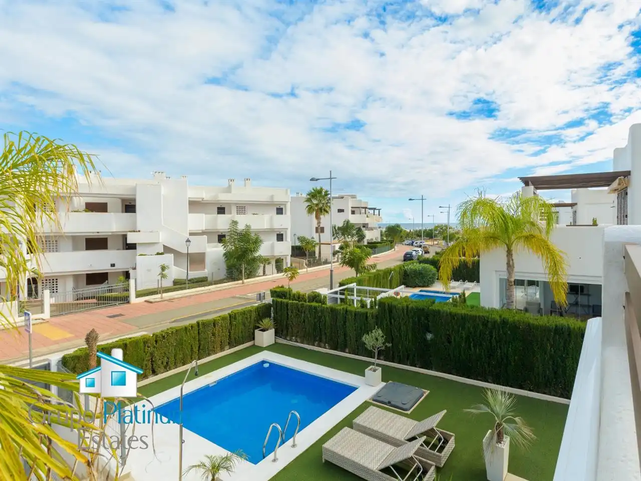 Terraced house with pool for sale in San Juan de los Terreros, imagen 5