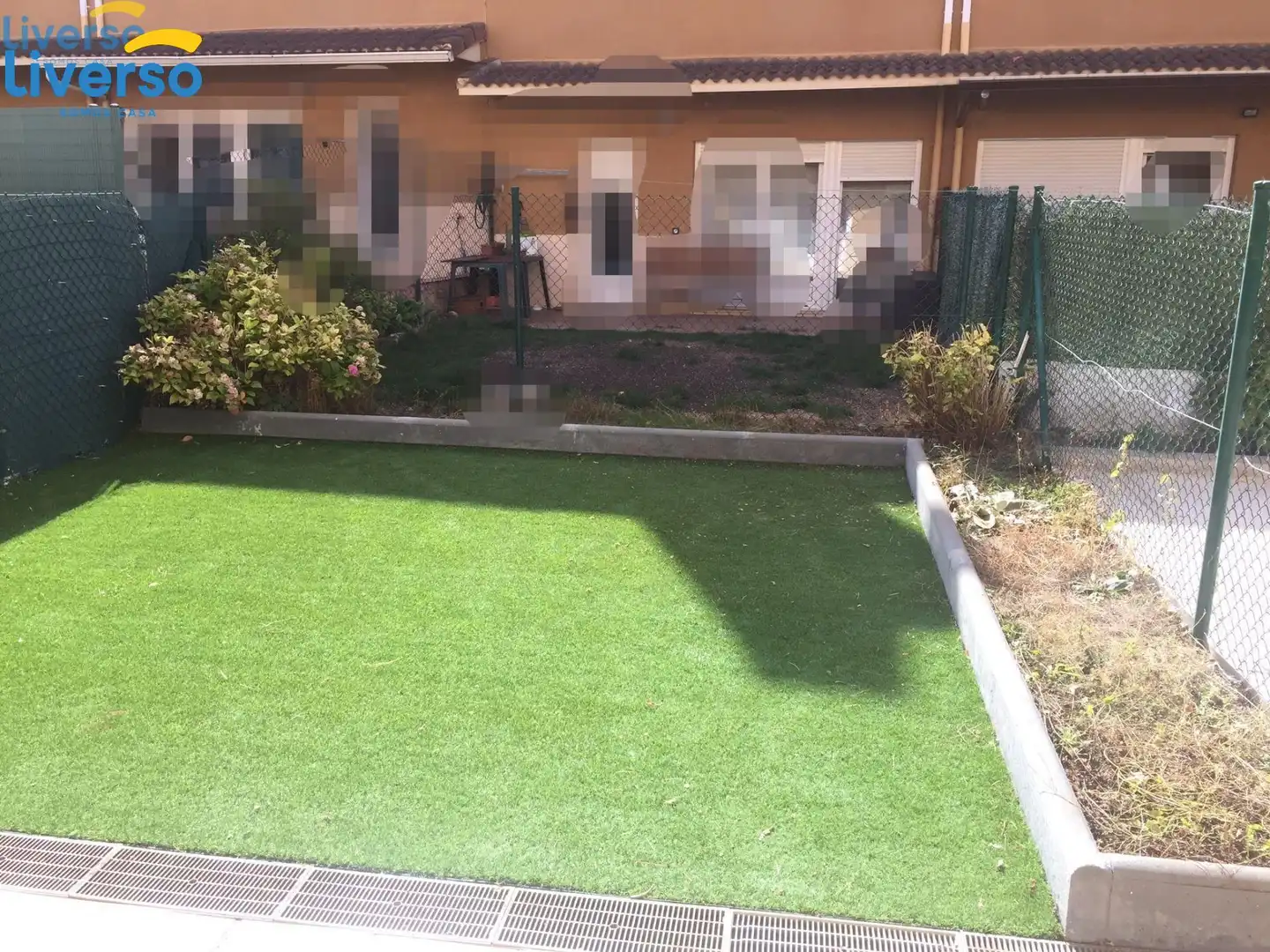 Garten von Einfamilien-Reihenhaus zum Verkauf in Pradoluengo mit Heizung, Privatgarten und Parkett