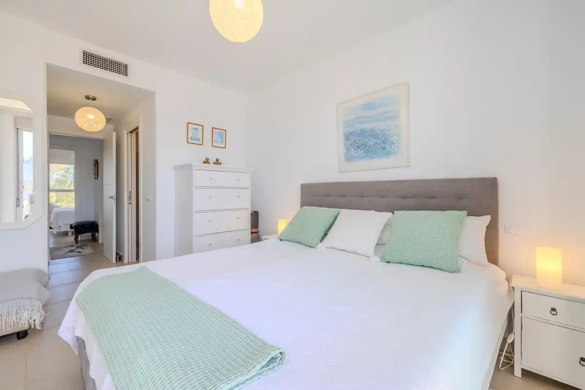 Schlafzimmer von Dachboden zum Verkauf in Dénia mit Klimaanlage, Heizung und Terrasse