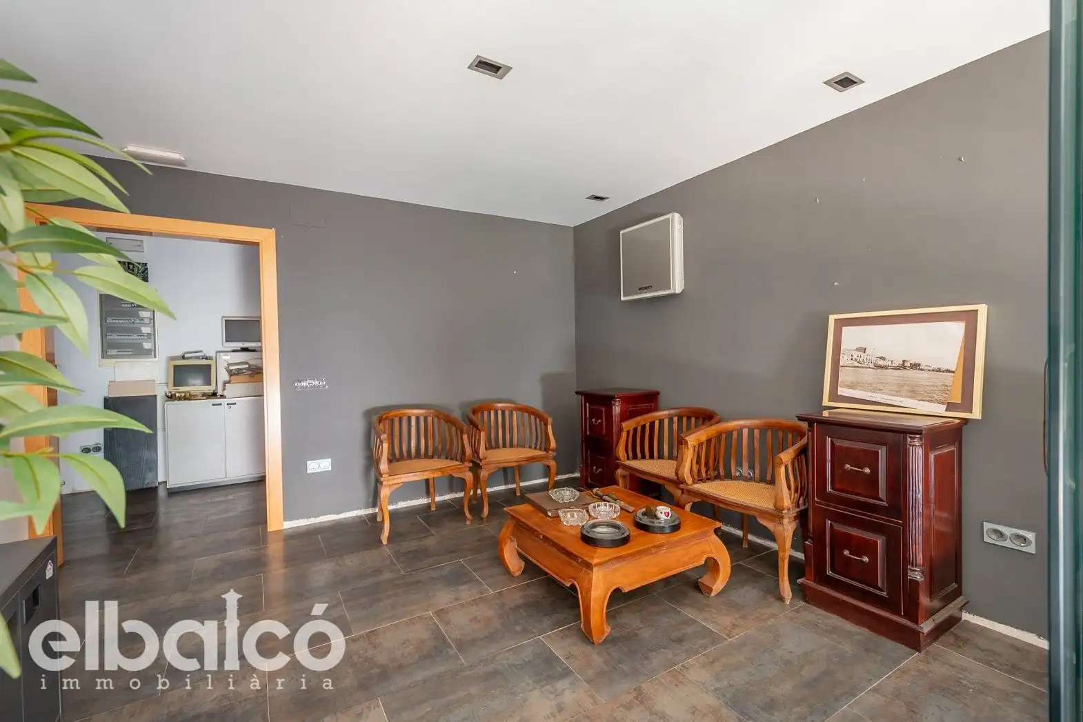 Wohnzimmer von Büro zum Verkauf in Cambrils mit Klimaanlage, Heizung und Terrasse