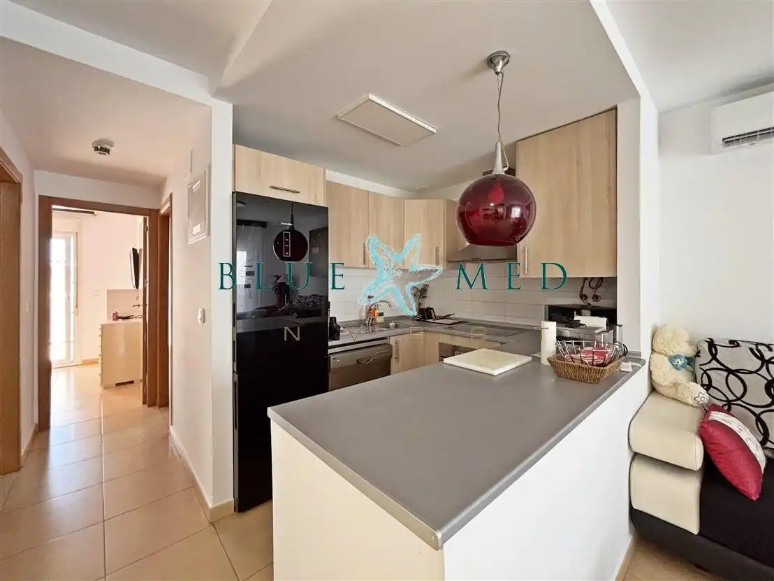 Cocina de Apartamento en venta en Alhama de Murcia con Aire acondicionado, Jardín privado y Terraza