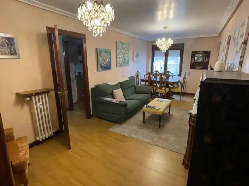 Sala de estar de Piso en venta en Palencia Capital con Balcón