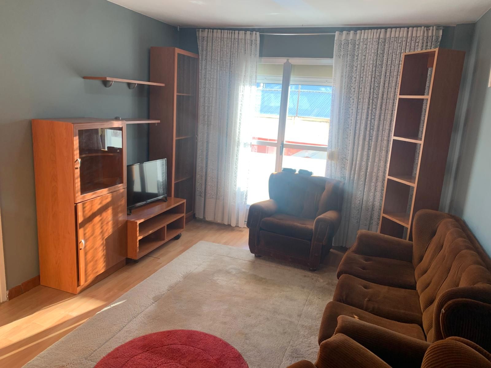 Living room of Flat for sale in Valladolid Capital  with Heating, Terrace and Furnished