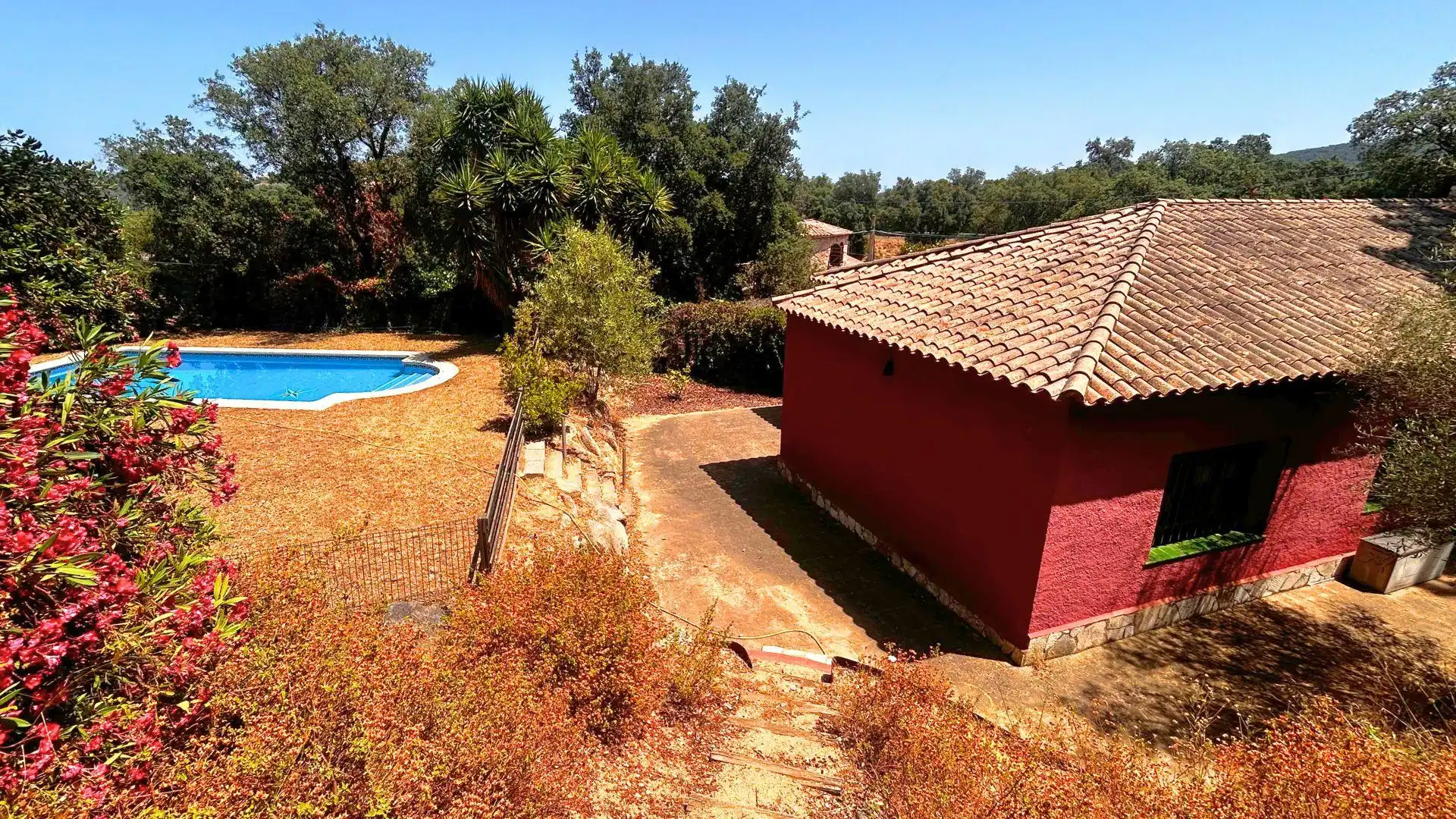 Jardí de Casa o xalet en venda en Santa Cristina d'Aro amb Calefacció, Terrassa i Piscina