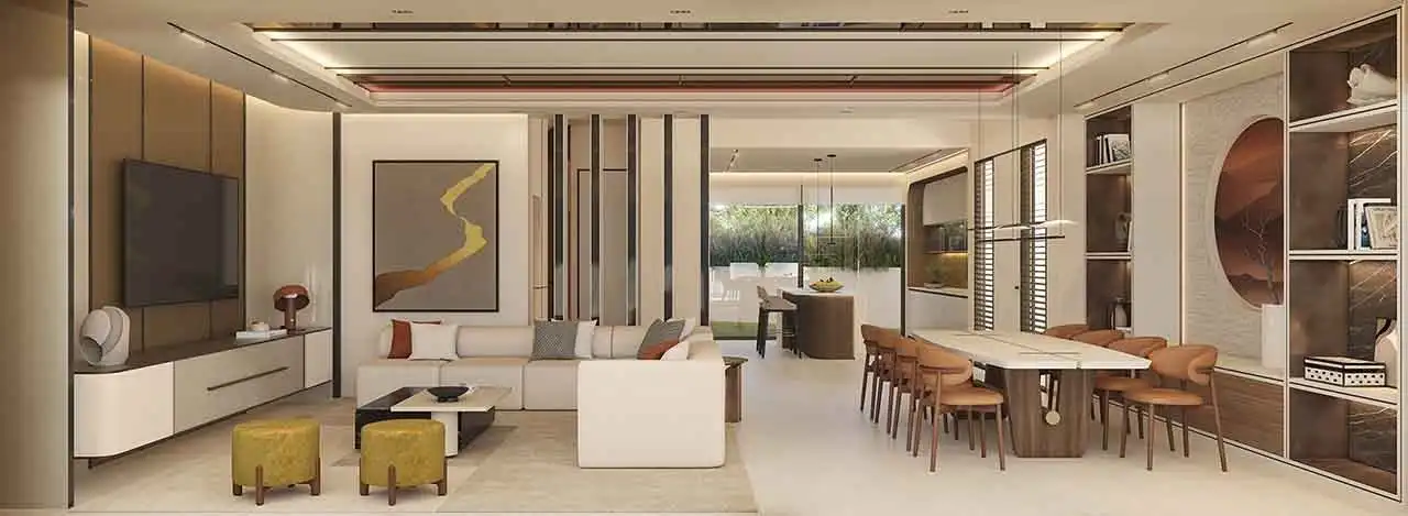 Sala de estar de Planta baja en venta en Marbella con Aire acondicionado, Calefacción y Jardín privado