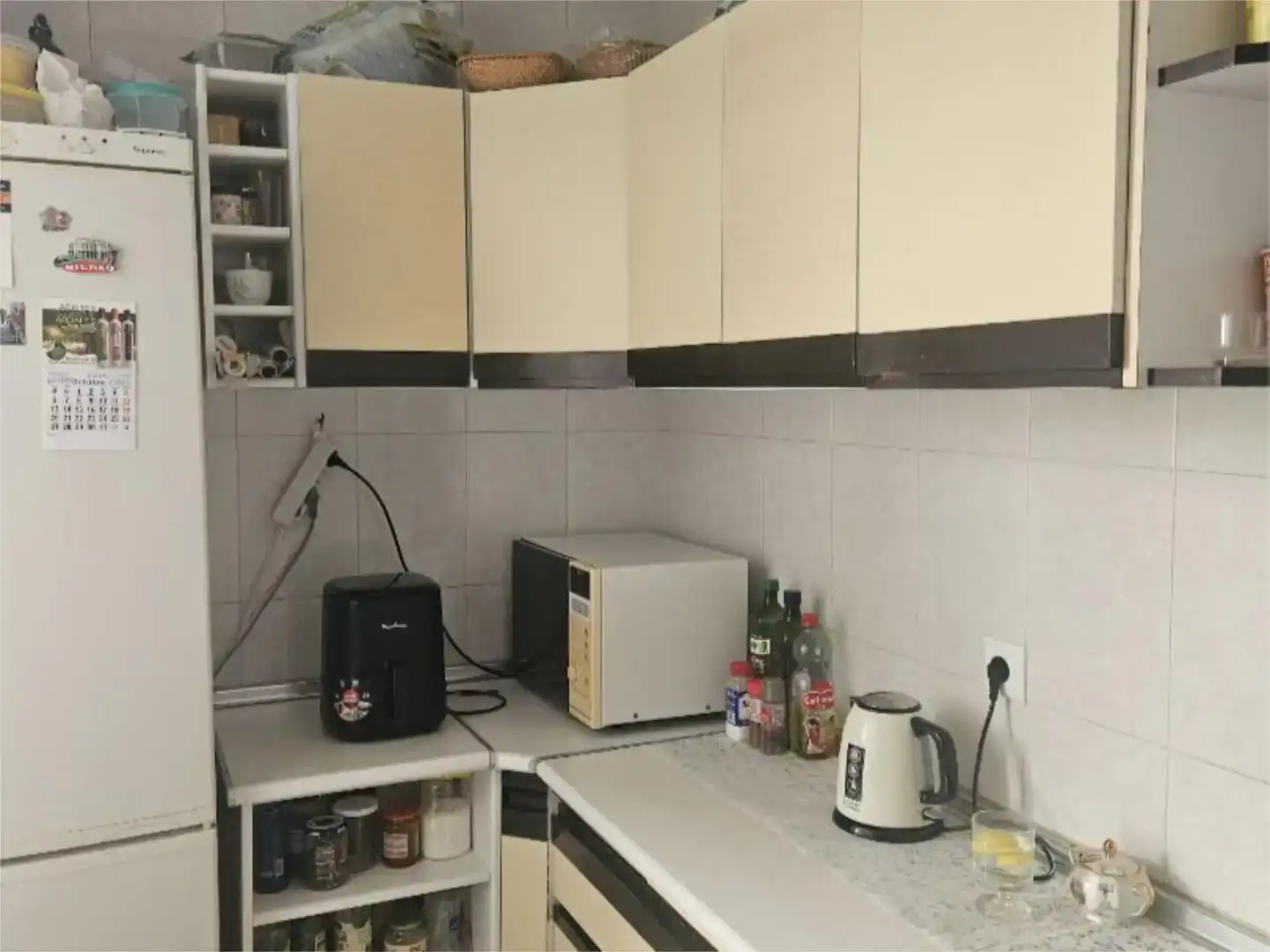 Kitchen of Flat for share in Málaga  with Furnished