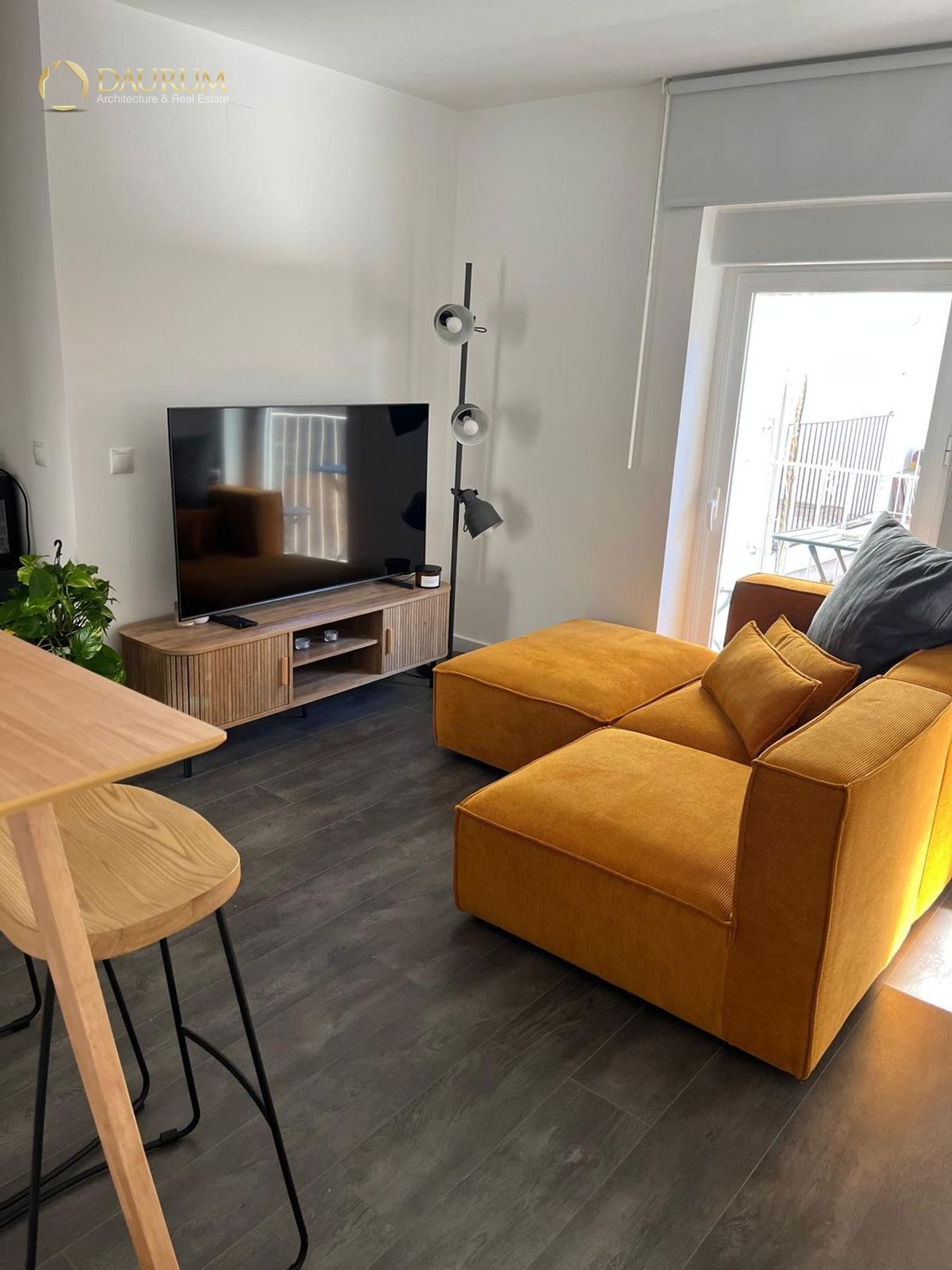 Sala de estar de Piso en venta en  Madrid Capital con Aire acondicionado, Calefacción y Terraza