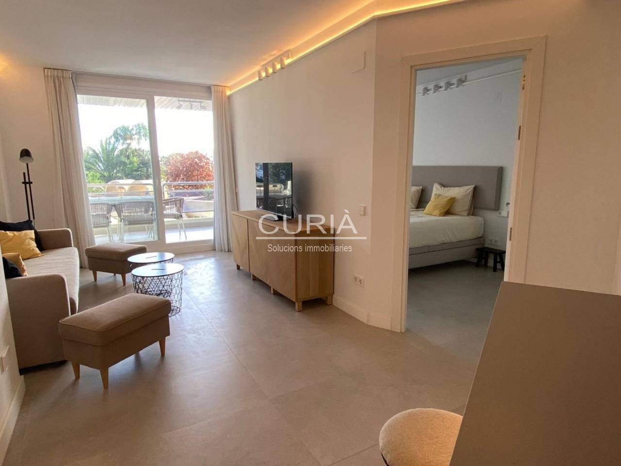 Sala d'estar de Apartament en venda en Eivissa amb Aire condicionat, Calefacció i Parquet