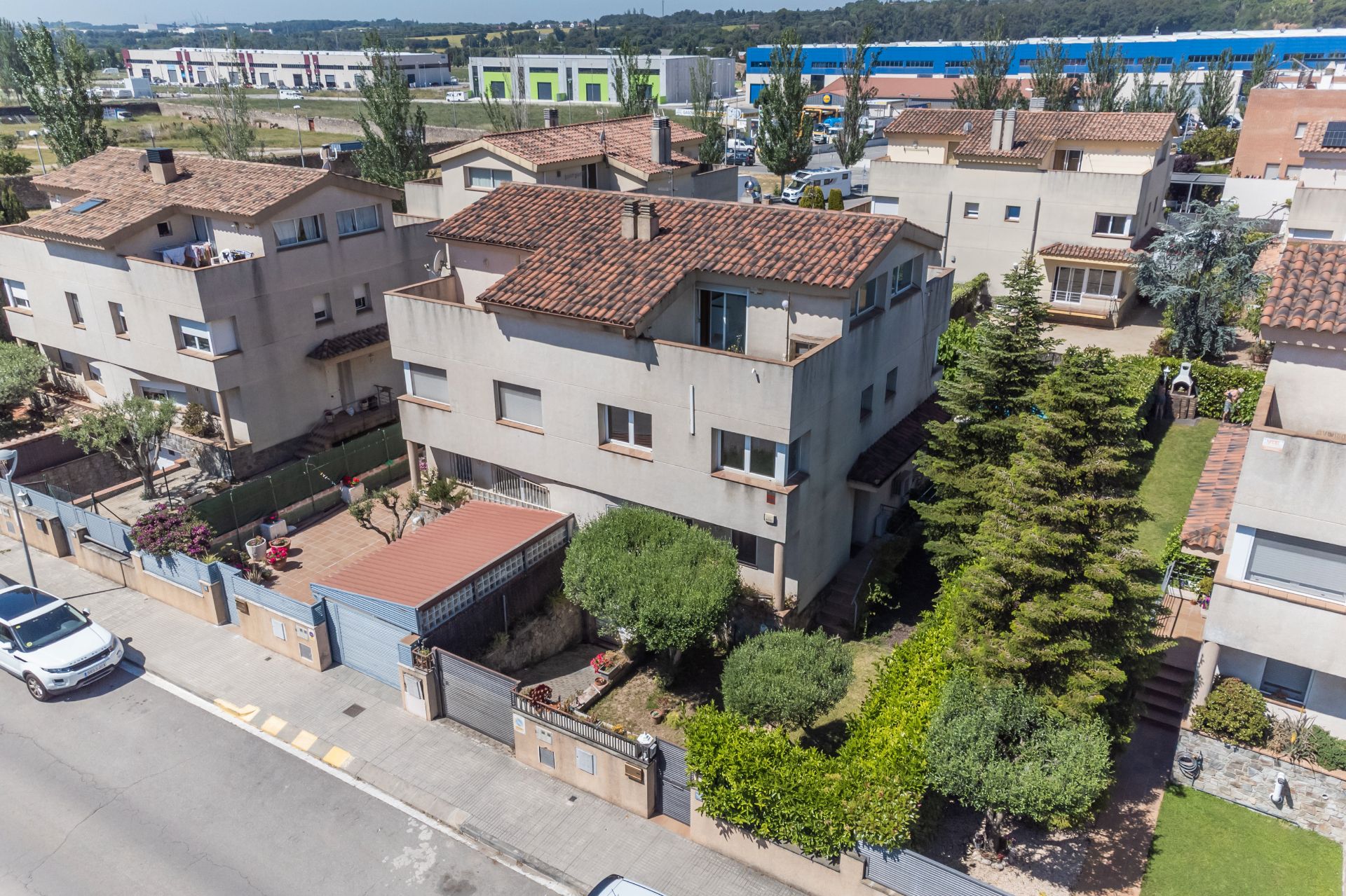 Exterior view of Single-family semi-detached for sale in La Garriga  with Heating, Private garden and Terrace