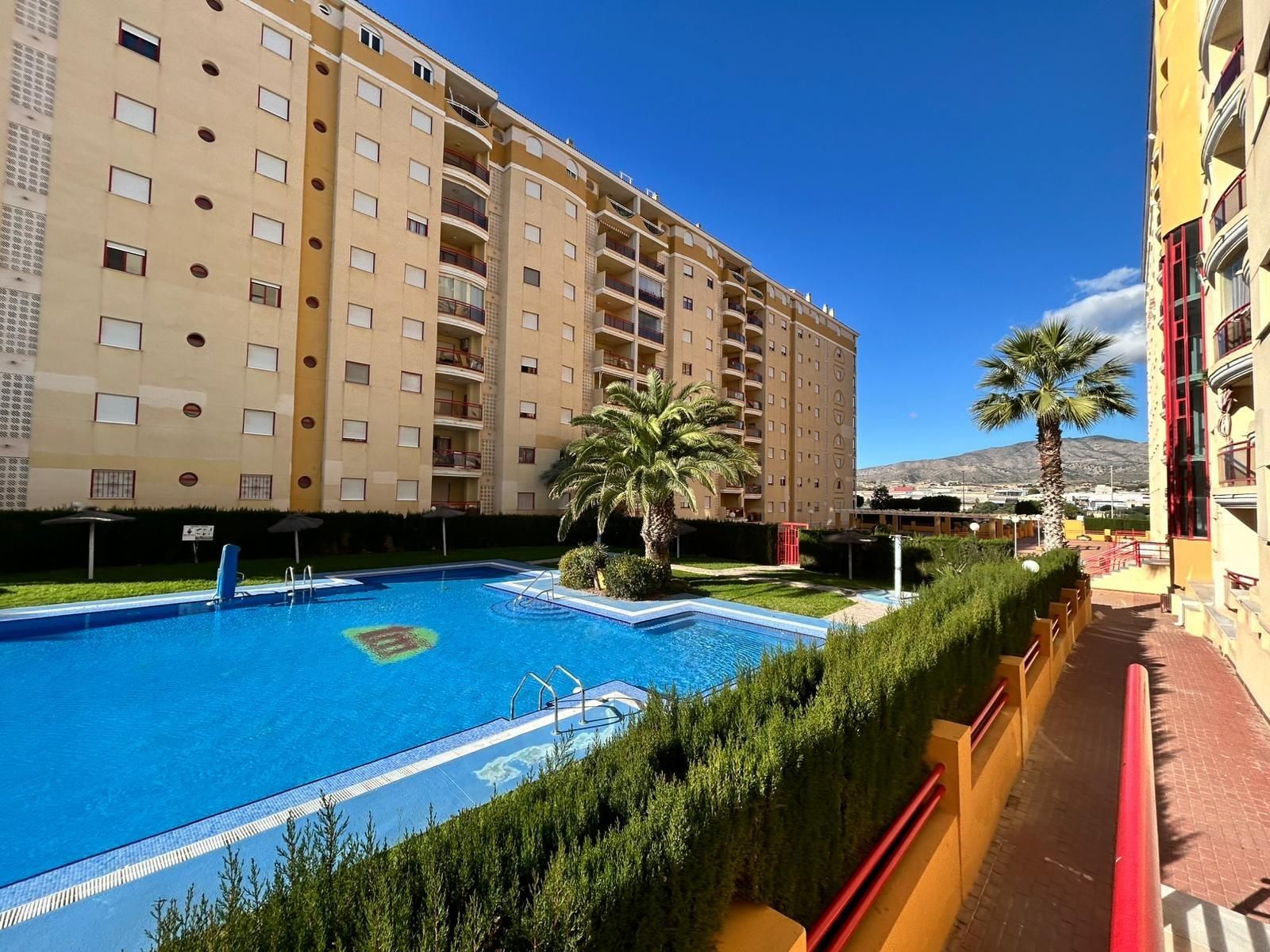 Swimming pool of Planta baja for sale in Villajoyosa / La Vila Joiosa  with Air Conditioner, Heating and Terrace