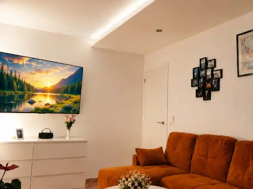 Wohnzimmer von Wohnung zum Verkauf in Cartagena mit Klimaanlage und Balkon