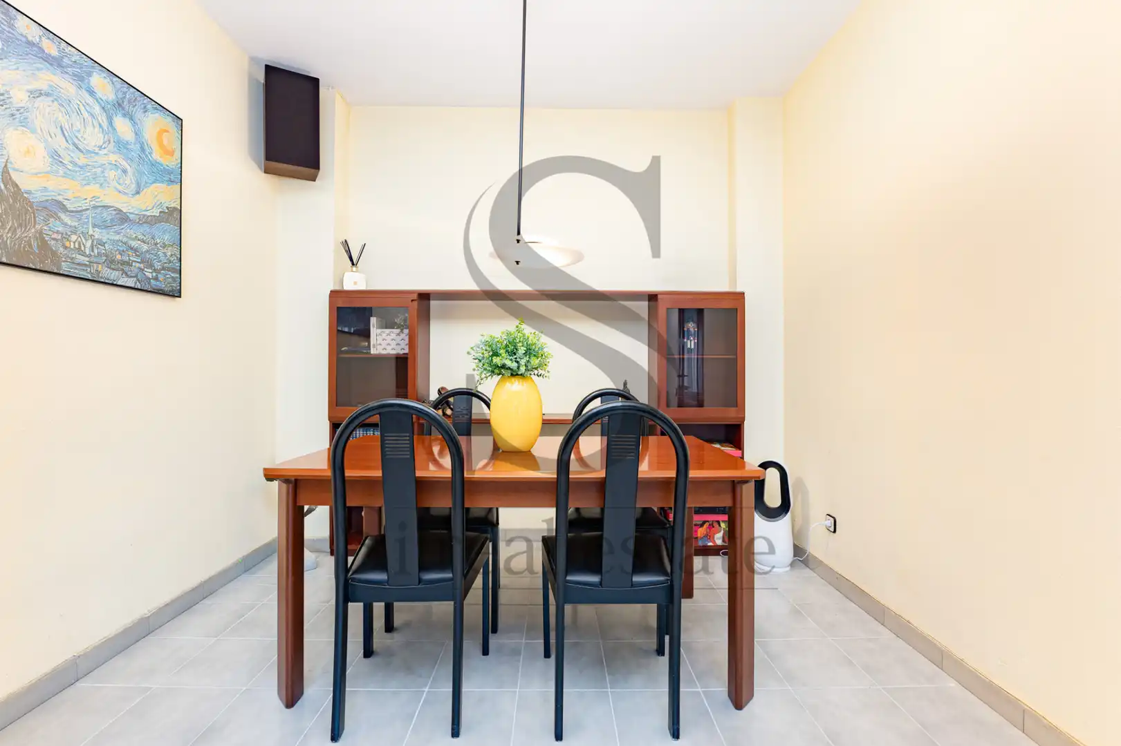 Esszimmer von Wohnung zum Verkauf in Barcelona mit Klimaanlage und Balkon