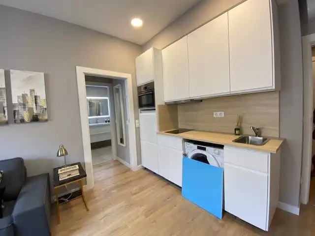 Cocina de Apartamento de alquiler en Murcia con Aire acondicionado, Calefacción y Amueblado