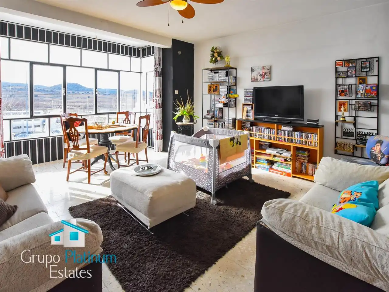 Living room of Houses for sale in Cúllar  with Storage room and Swimming Pool