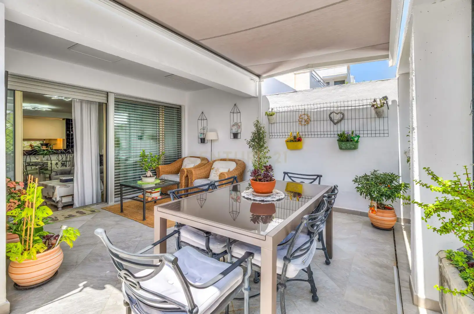Terraza de Apartamento en venta en Mijas con Aire acondicionado, Jardín privado y Trastero
