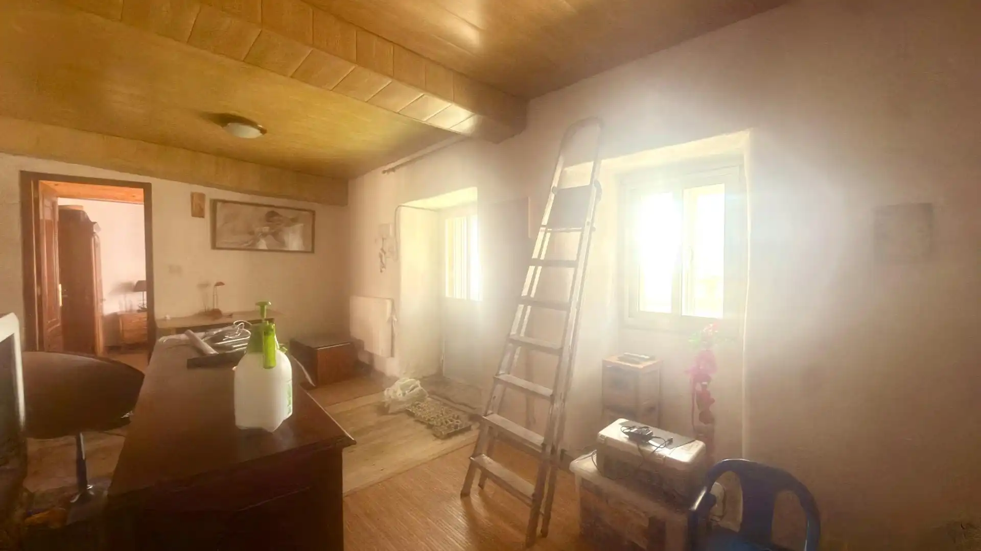 Sala d'estar de Casa o xalet en venda en Dozón amb Calefacció, Terrassa i Traster